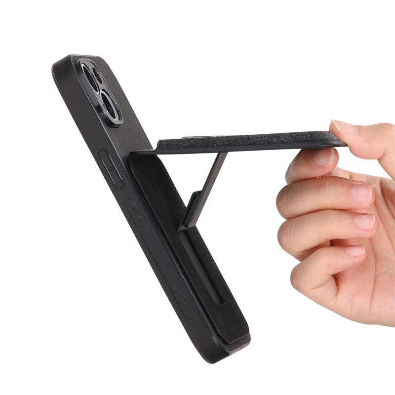 Hoesje Voor Samsung Galaxy S25 Plus 5g Met Kaarthouder En Standaard