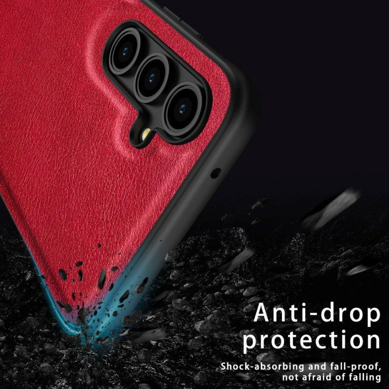 Hoesje Voor Samsung Galaxy S25 Plus 5g Retro Leerstijl