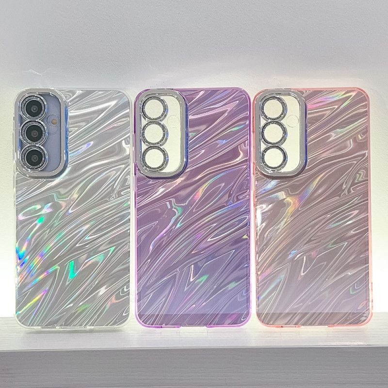 Hoesje Voor Samsung Galaxy S25 Plus 5g Variatie Met Metallic Effect En Lens Beschermer