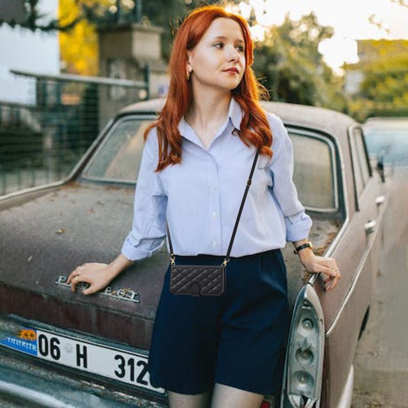 Leren Hoesje Samsung Galaxy S25 Plus 5g Premium Gewatteerd Bescherming Hoesje