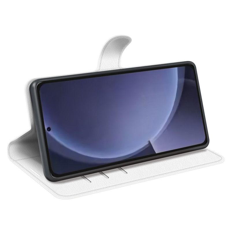 Leren Hoesje Voor Samsung Galaxy S25 Plus 5g Klassiek Lychee Kunstleer