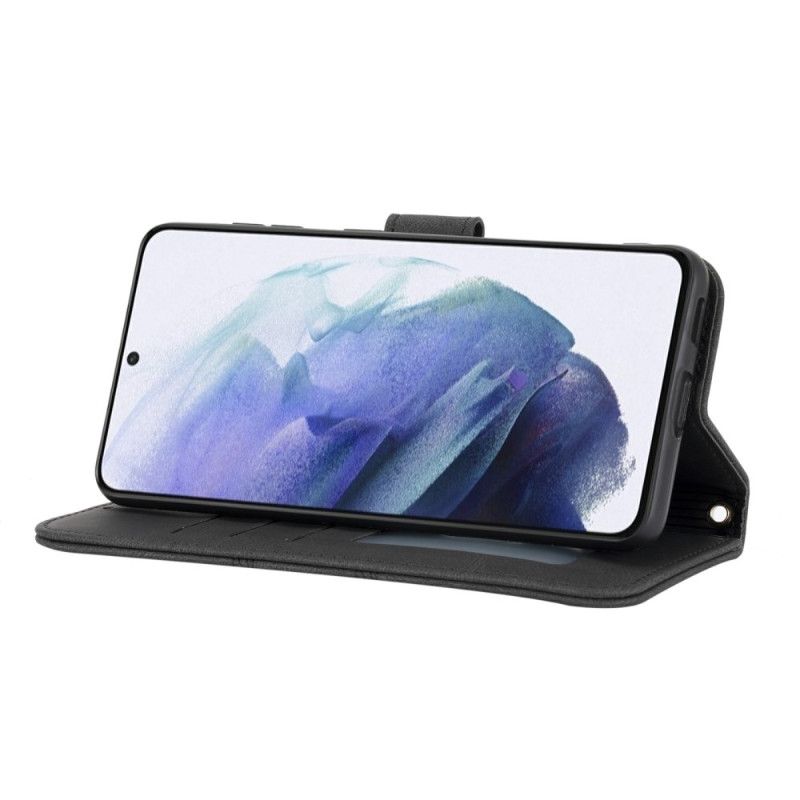 Leren Hoesje Voor Samsung Galaxy S25 Plus 5g Rand En Bandje