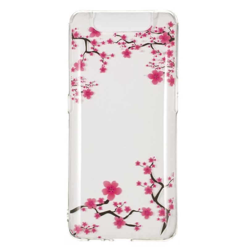 Cover Hoesje Samsung Galaxy A80 / A90 Telefoonhoesje Transparant Bloeiende Boom