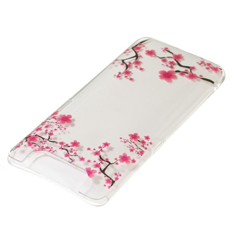 Cover Hoesje Samsung Galaxy A80 / A90 Telefoonhoesje Transparant Bloeiende Boom