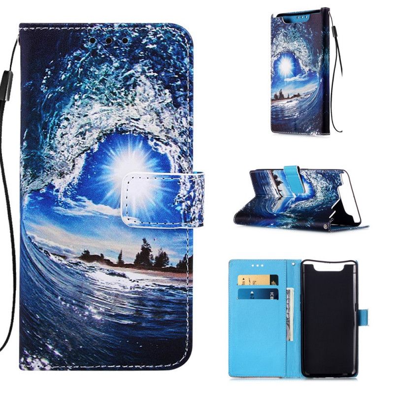 Flip Case Leren Samsung Galaxy A80 / A90 Hou Van De Golf