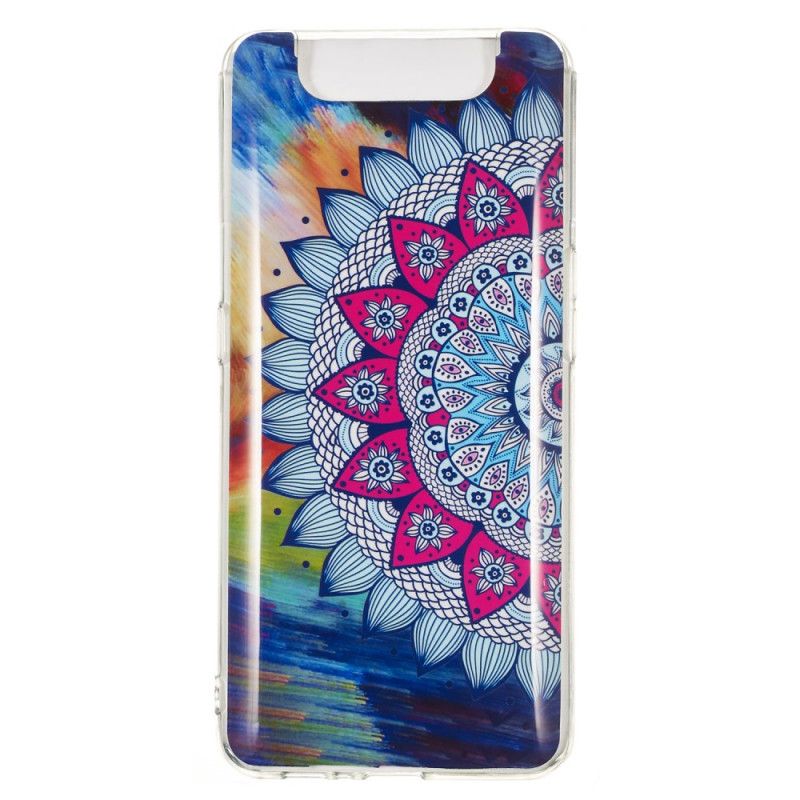 Hoesje Samsung Galaxy A80 / A90 Fluorescerende Mandala