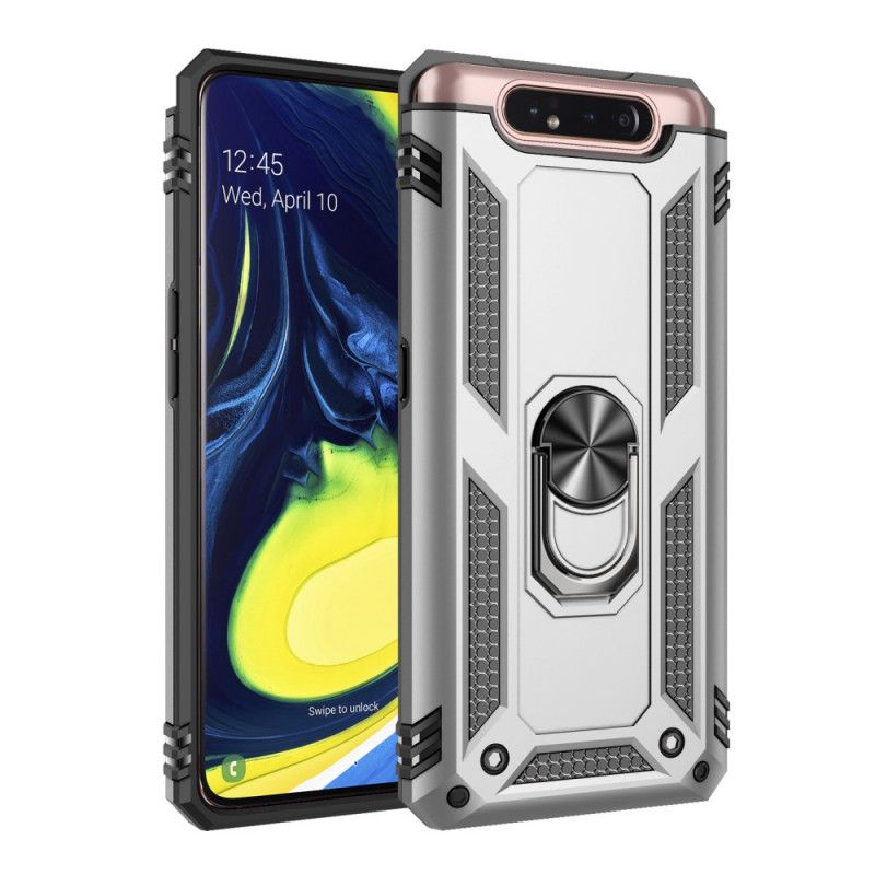 Hoesje Samsung Galaxy A80 / A90 Rood Zwart Premium Ring
