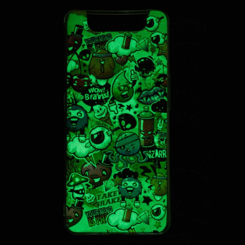 Hoesje voor Samsung Galaxy A80 / A90 Fluorescerende Waanzin