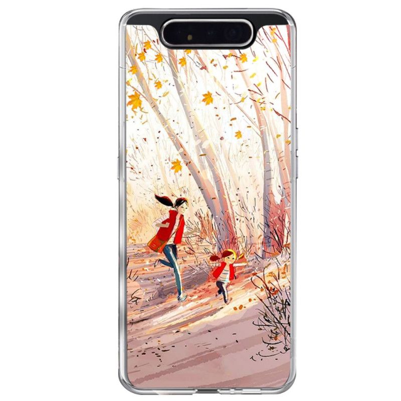 Hoesje voor Samsung Galaxy A80 / A90 Herfstlandschap