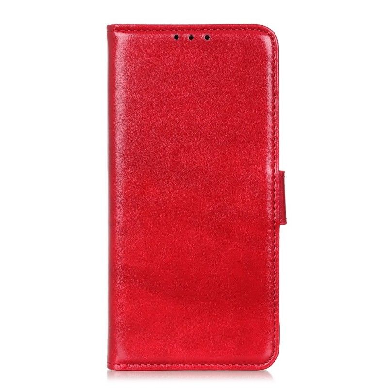 Leren Hoesje voor Samsung Galaxy A80 / A90 Rood Zwart Equivalent Leer