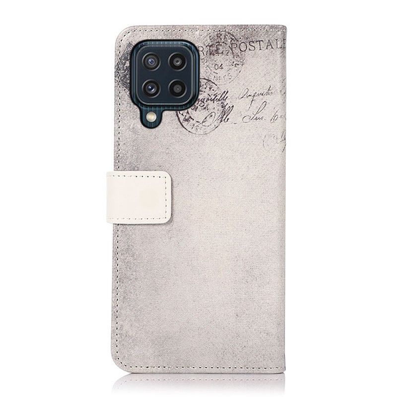 Bescherming Hoesje Samsung Galaxy M32 Reiziger Kat