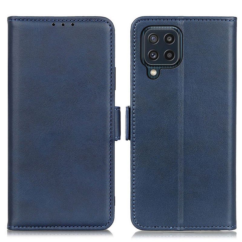 Flip Case Leren Samsung Galaxy M32 Dubbele Klep