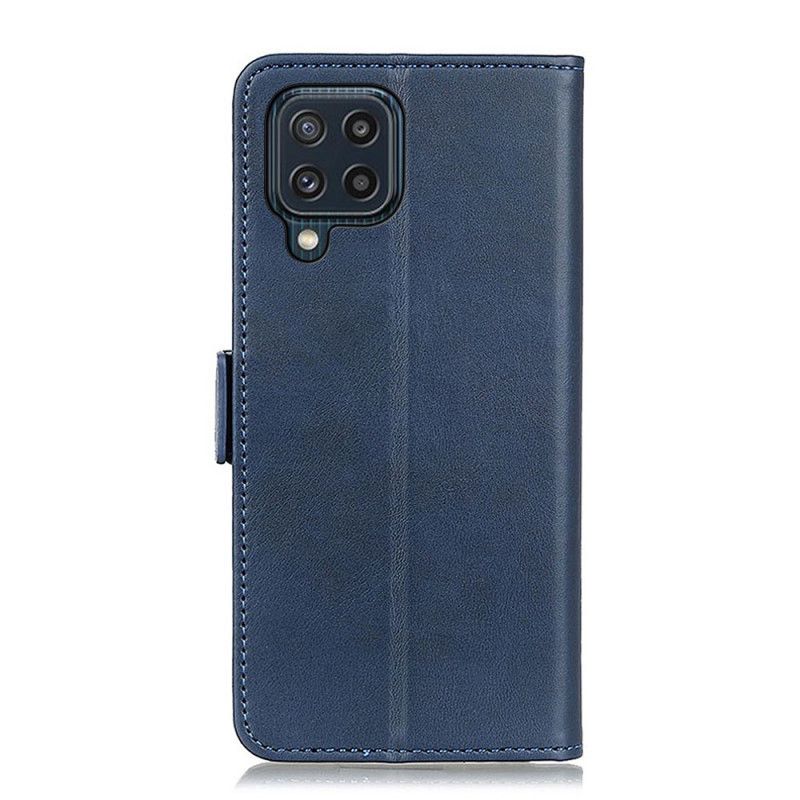 Flip Case Leren Samsung Galaxy M32 Dubbele Klep