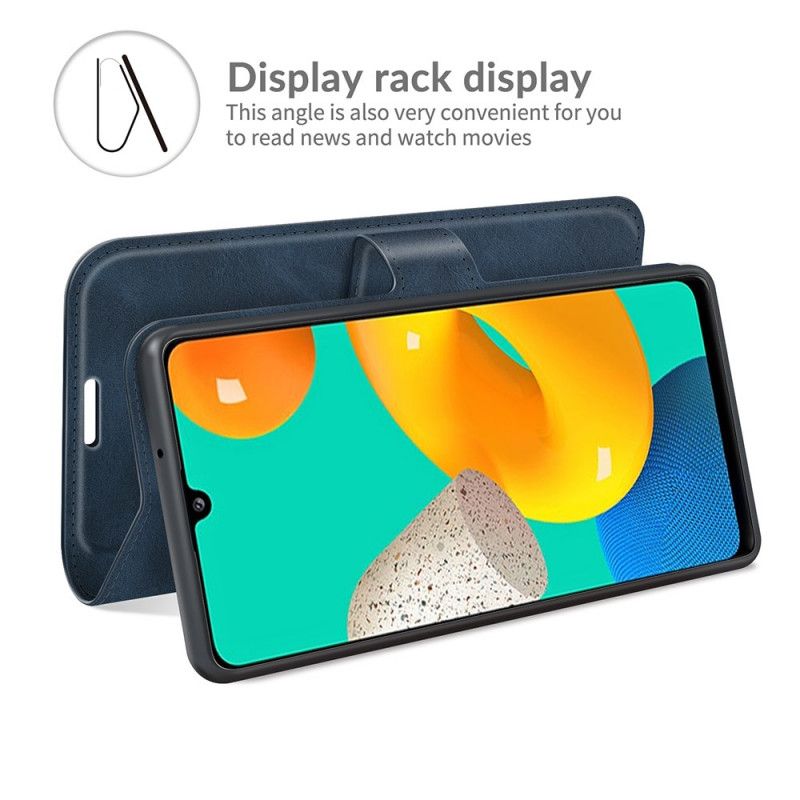 Flip Case Leren Samsung Galaxy M32 Kunstleer Slim