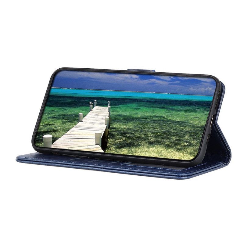Folio-hoesje Samsung Galaxy M32 Gestructureerd Kunstleer