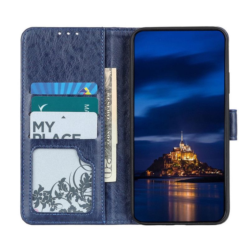 Folio-hoesje Samsung Galaxy M32 Gestructureerd Kunstleer