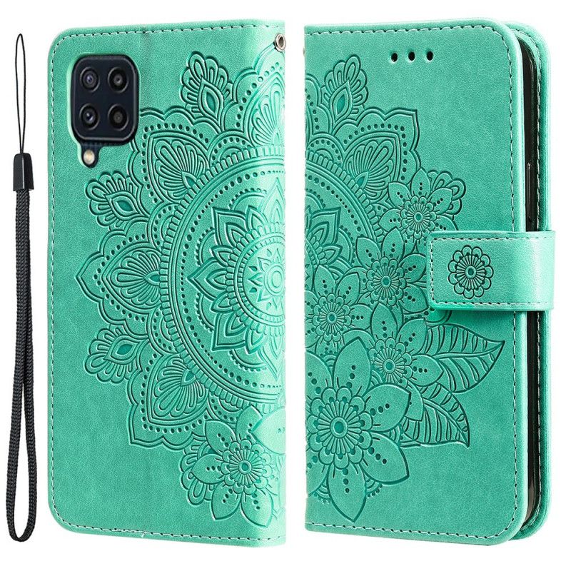 Folio-hoesje Samsung Galaxy M32 Telefoonhoesje Bloemenmandala