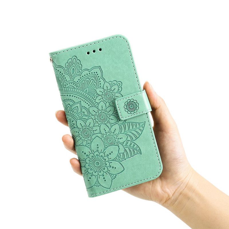 Folio-hoesje Samsung Galaxy M32 Telefoonhoesje Bloemenmandala