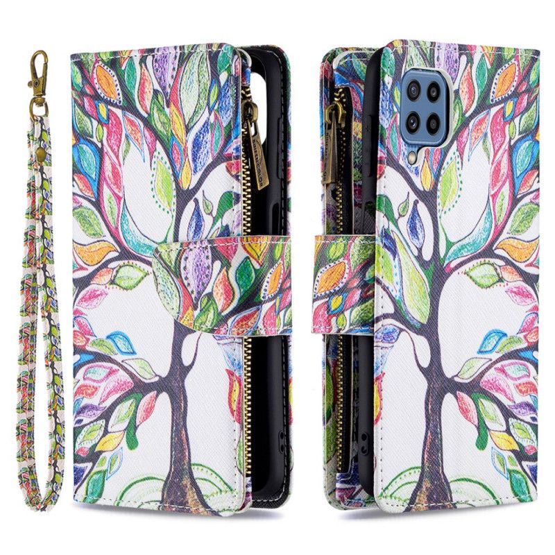 Folio-hoesje Samsung Galaxy M32 Telefoonhoesje Boomzak Met Rits