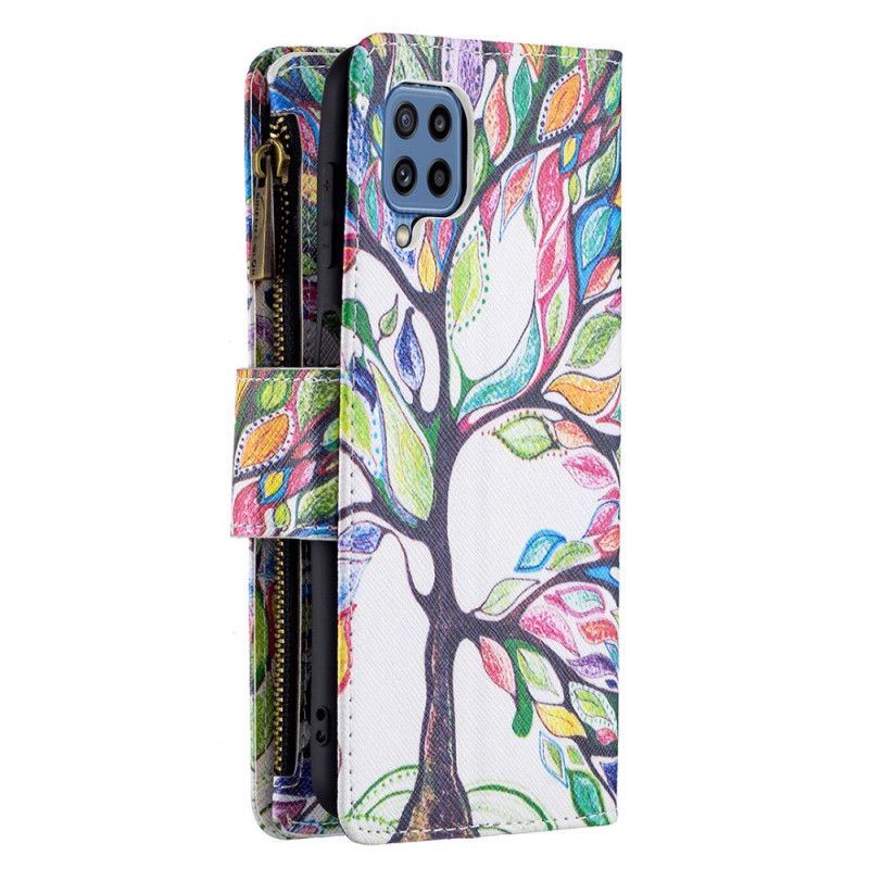 Folio-hoesje Samsung Galaxy M32 Telefoonhoesje Boomzak Met Rits