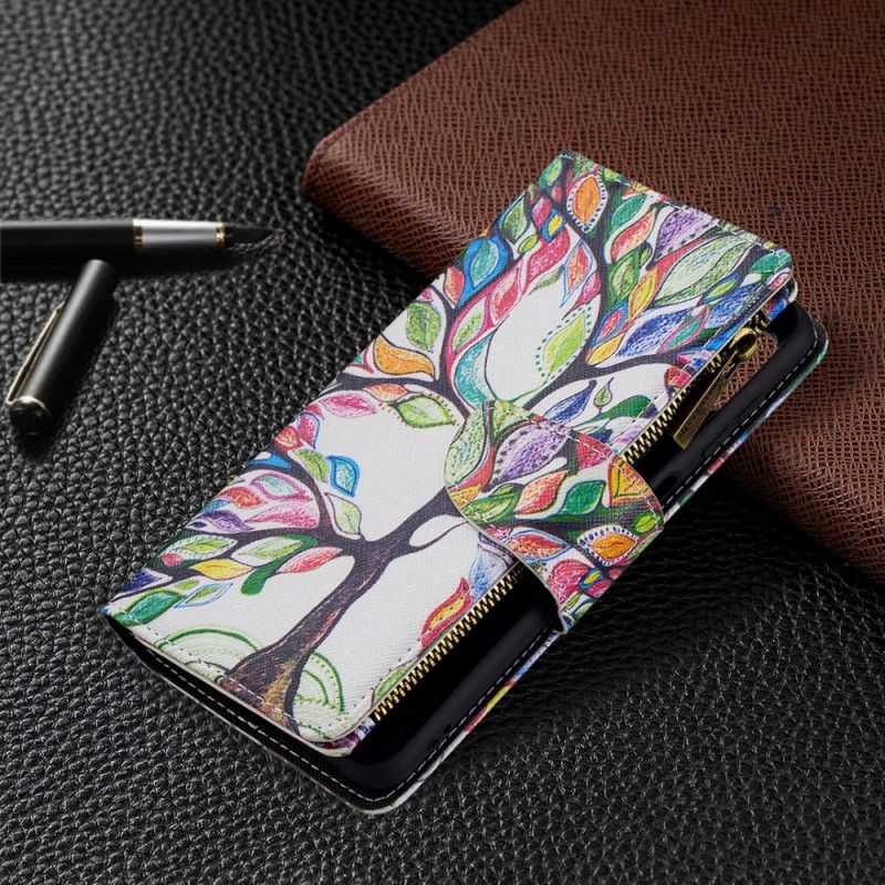 Folio-hoesje Samsung Galaxy M32 Telefoonhoesje Boomzak Met Rits