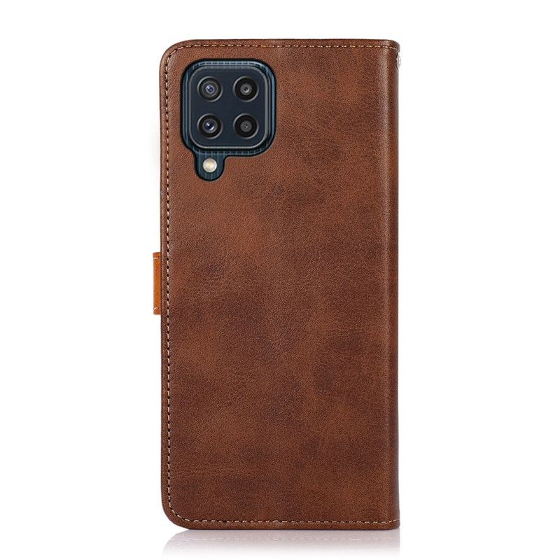 Folio-hoesje Samsung Galaxy M32 Telefoonhoesje Kunstleer Met Khazneh Band