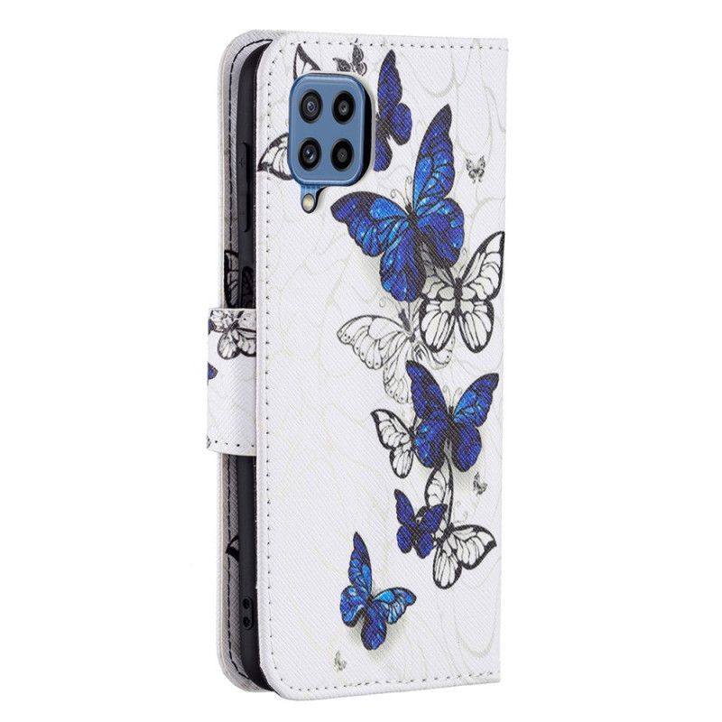 Folio-hoesje Samsung Galaxy M32 Vlinders Koningen