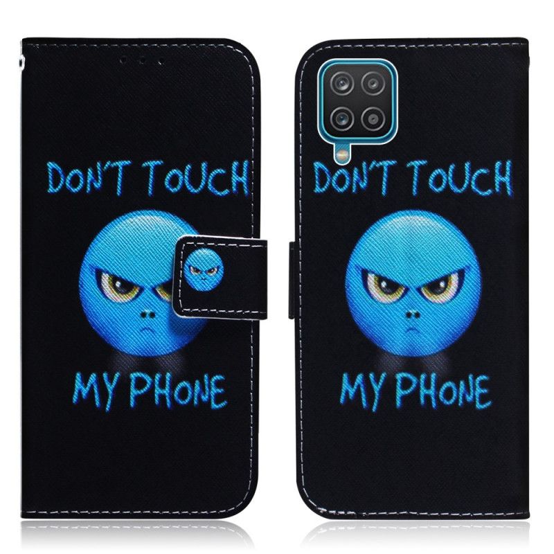 Leren Hoesje Samsung Galaxy M32 Emoji-telefoon Bescherming Hoesje