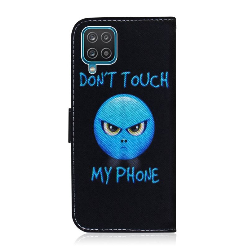 Leren Hoesje Samsung Galaxy M32 Emoji-telefoon Bescherming Hoesje