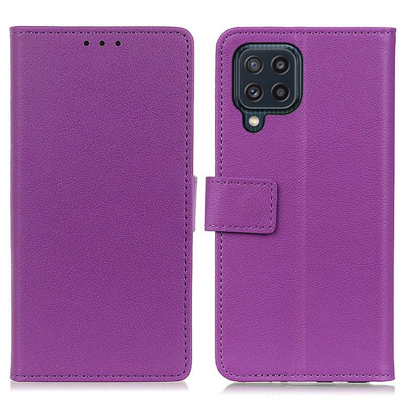 Leren Hoesje Samsung Galaxy M32 Klassiek Leereffect Bescherming Hoesje