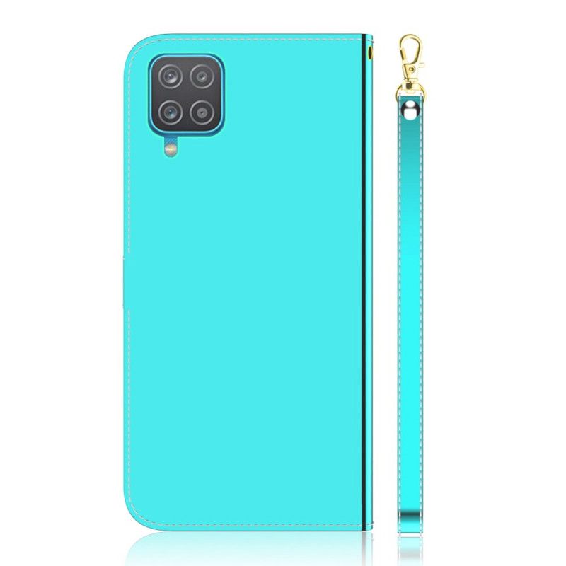 Leren Hoesje Samsung Galaxy M32 Kunstleer Spiegelkap