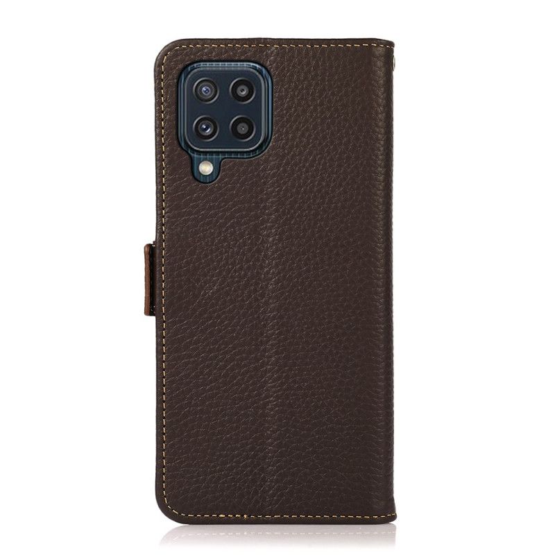 Leren Hoesje Samsung Galaxy M32 Litchi Leder Khazneh Rfid