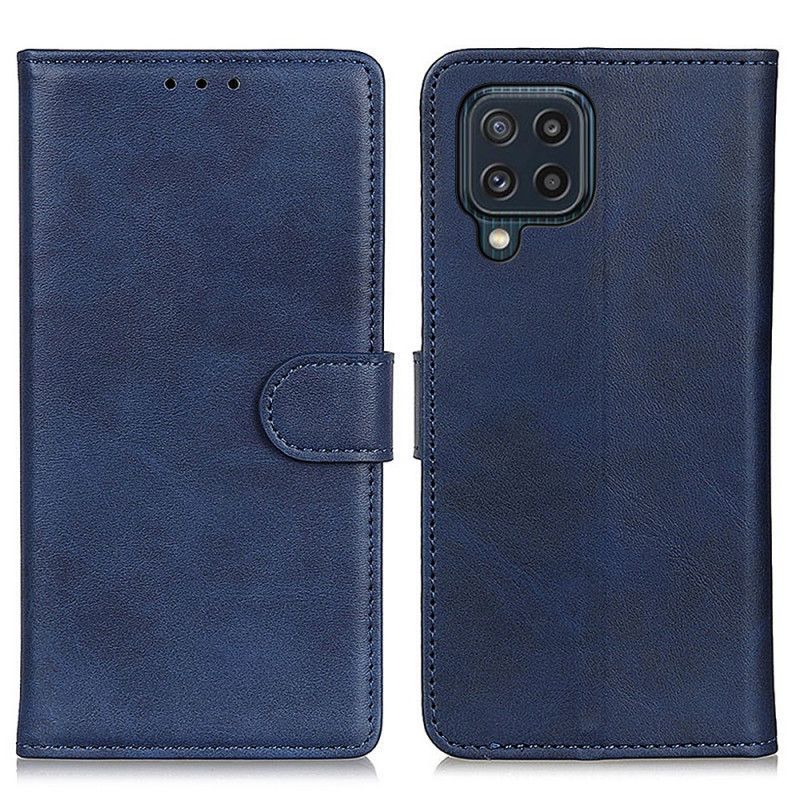Leren Hoesje Samsung Galaxy M32 Mat Leereffect Bescherming Hoesje