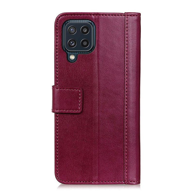 Leren Hoesje Samsung Galaxy M32 Stijl Lederen Elegantie Bescherming Hoesje