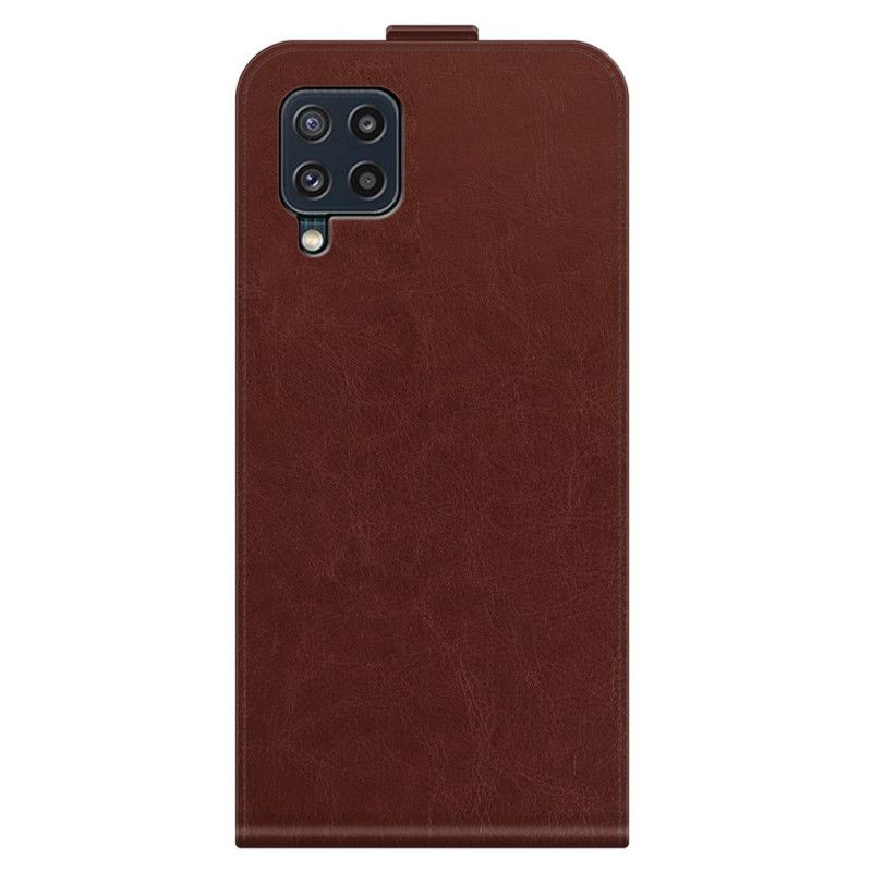Leren Hoesje Samsung Galaxy M32 Verticale Lederen Effectklep