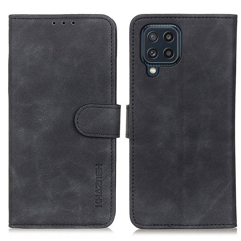Leren Hoesje Voor Samsung Galaxy M32 Vintage Khazneh-leereffect