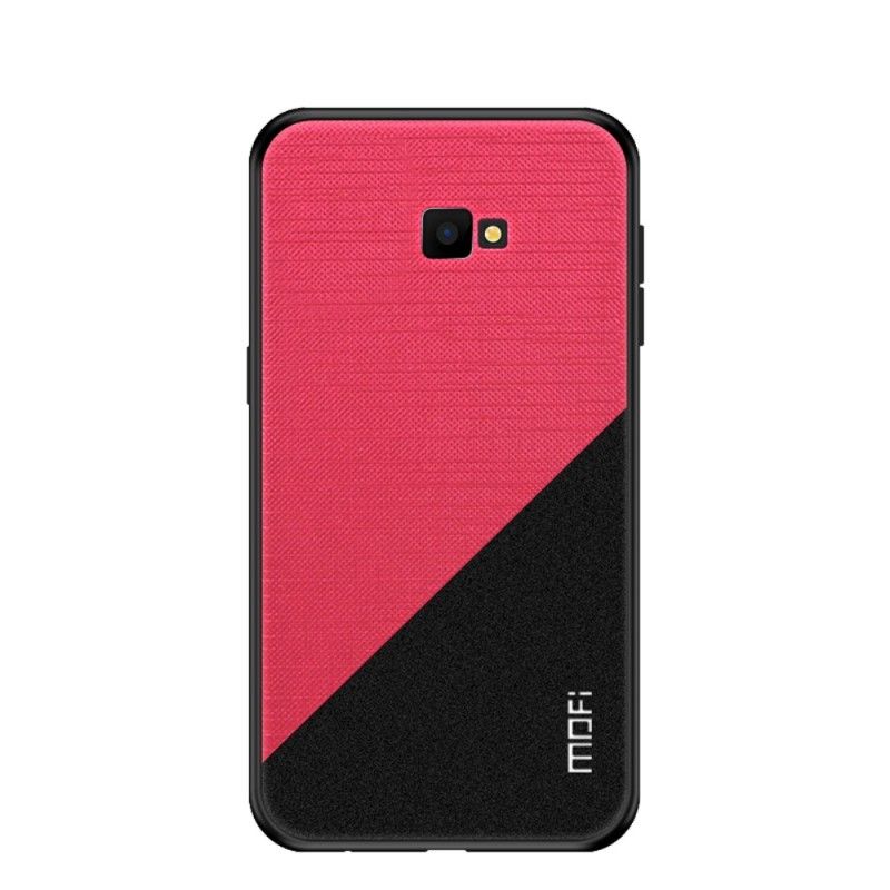 Cover Hoesje Samsung Galaxy J4 Plus Zwart Telefoonhoesje Mofi-Schildserie