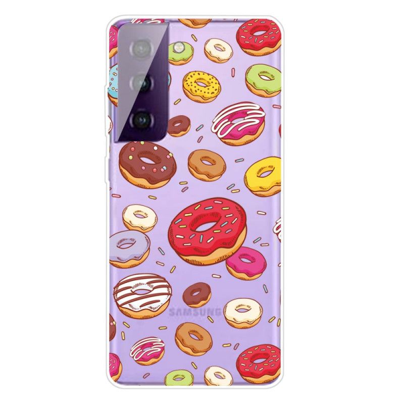 Hoesje Samsung Galaxy S21 Plus 5G Telefoonhoesje Hou Van Donuts
