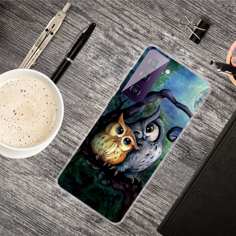 Hoesje Samsung Galaxy S21 Plus 5G Uil Schilderij