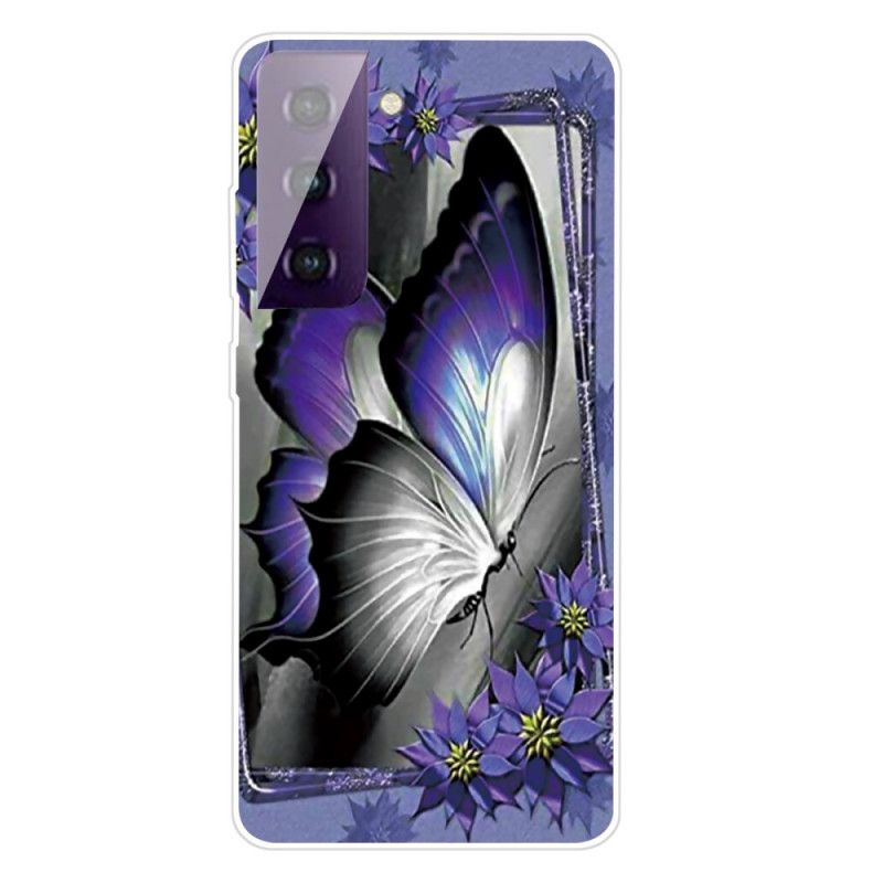 Hoesje voor Samsung Galaxy S21 Plus 5G Koninklijke Vlinder