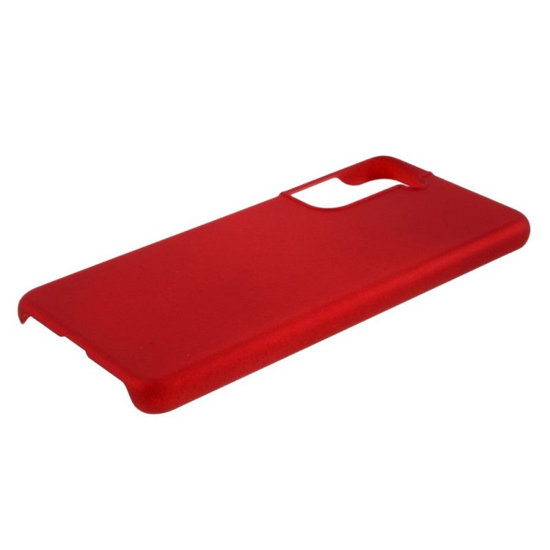 Hoesje voor Samsung Galaxy S21 Plus 5G Rood Wit Klassieke Bakwagen