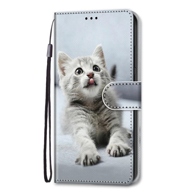 Leren Hoesje Samsung Galaxy S21 Plus 5G Wit Zwart De Mooiste Katten