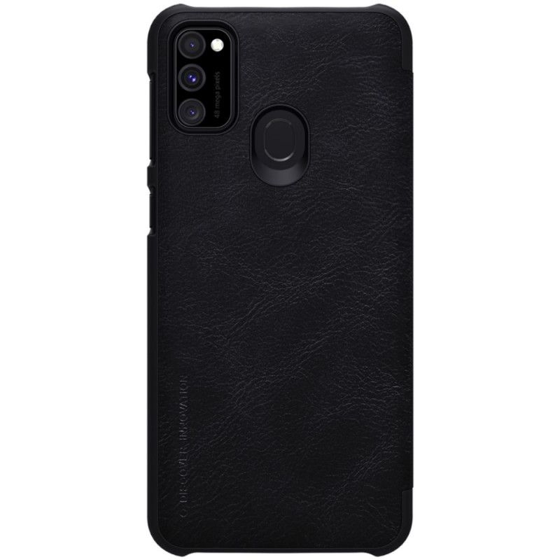 Folio-hoesje Samsung Galaxy M21 Zwart Nillkin Qin-Reeks