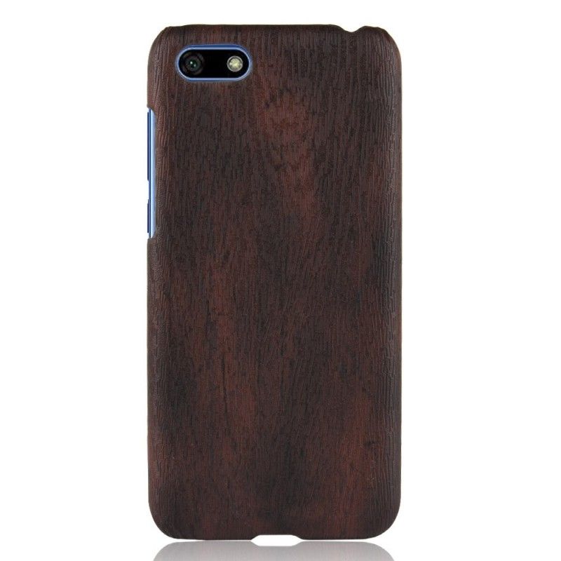 Hoesje Huawei Y5 2018 Geborsteld Houteffect