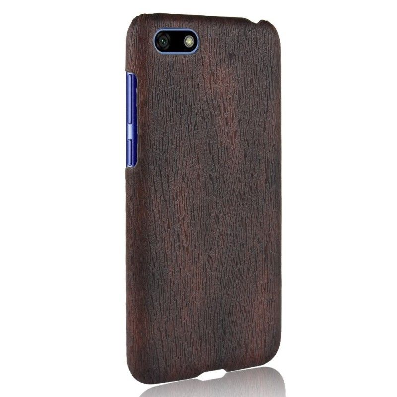 Hoesje Huawei Y5 2018 Geborsteld Houteffect