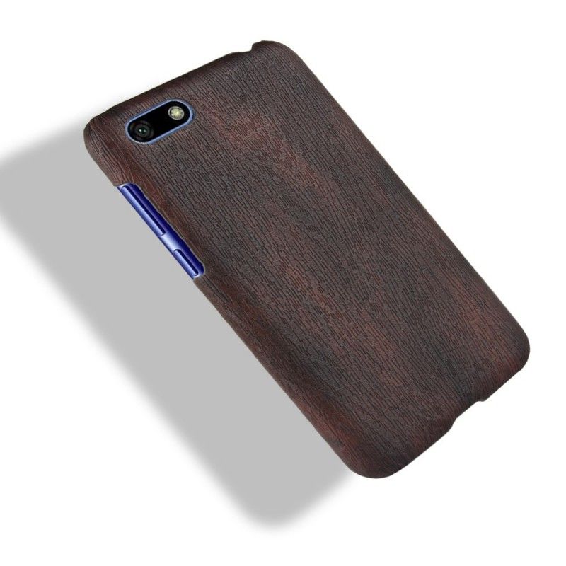 Hoesje Huawei Y5 2018 Geborsteld Houteffect