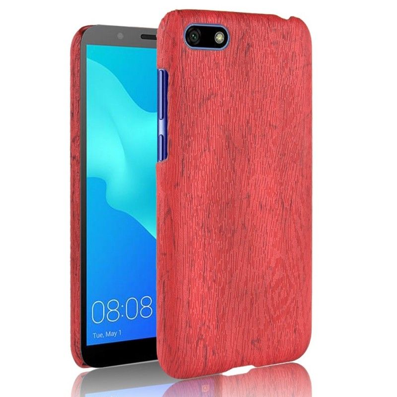 Hoesje Huawei Y5 2018 Geborsteld Houteffect