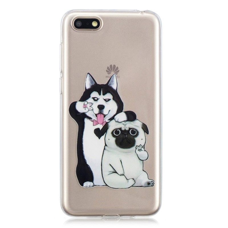 Hoesje Huawei Y5 2018 Grappige Honden