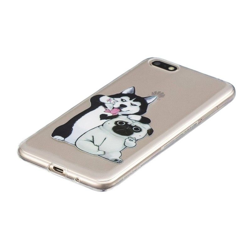 Hoesje Huawei Y5 2018 Grappige Honden