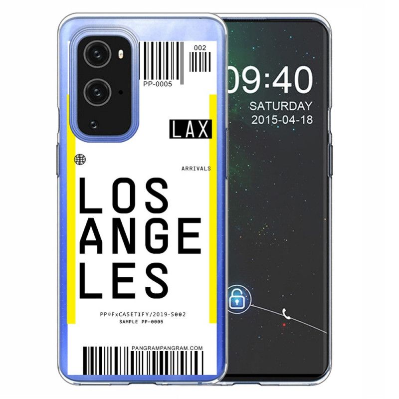 Cover Hoesje OnePlus 9 Telefoonhoesje Instapkaart Naar Los Angeles